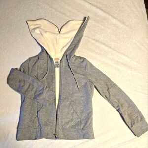 Cozy Talbots petite fleece lined hoodie with pants sweat suit.